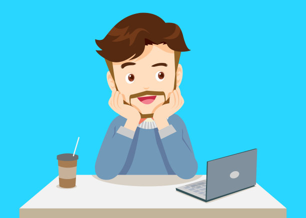 人们坐着思考，双手托着下巴图片下载