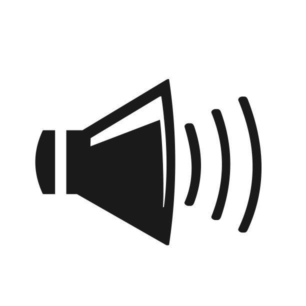 矢量插图声音，扬声器图标。平面设计。图片下载