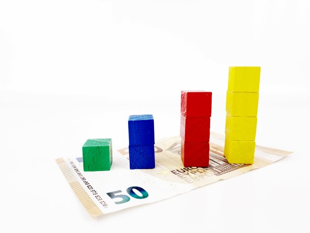 带有彩色立方体的抽象图形图片下载