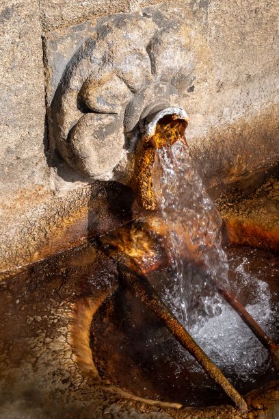 加利西亚奥伦斯的As Burgas温泉。西班牙图片下载