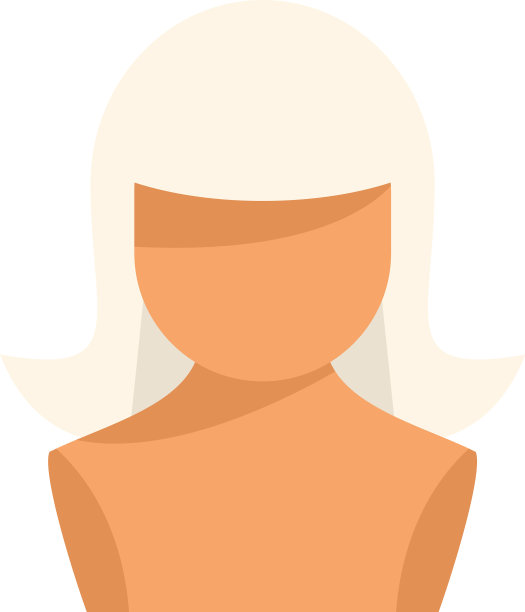 长假发图标平头时尚图片下载