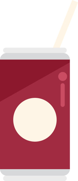 航空公司的苏打饮料图标扁平食品餐图片下载