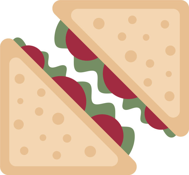 机场三明治标志平坦的航空食品图片下载