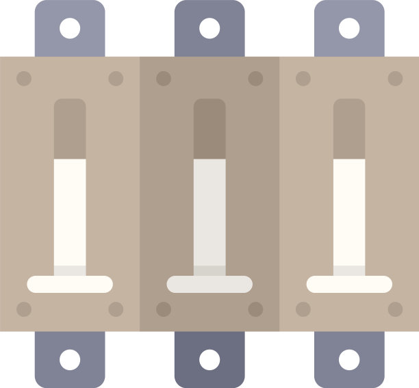 技术员断路器图标平面电路盒图片下载