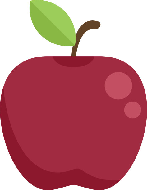农业转基因苹果图标扁平DNA食品图片下载