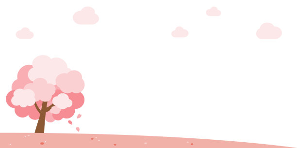 美丽的樱花框架材料图片下载