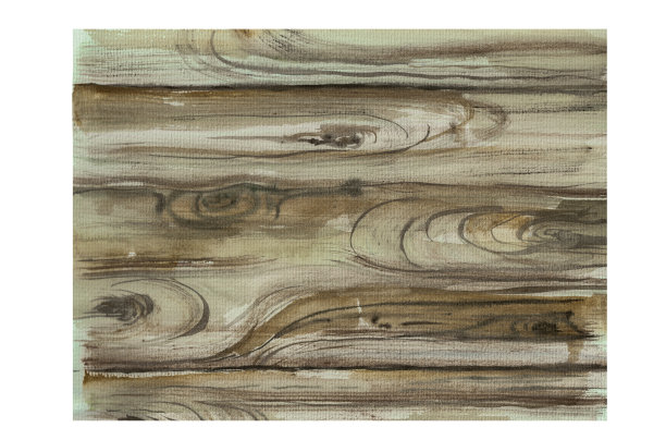 水彩木板横向粗糙纹理。木色复古水彩背景。特写镜头。副本的空间。图片下载