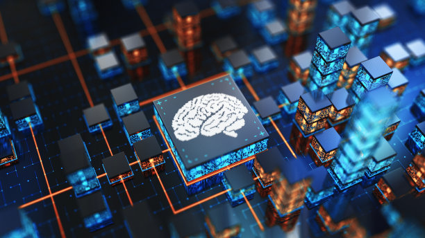 人工智能大脑概念CPU图片下载