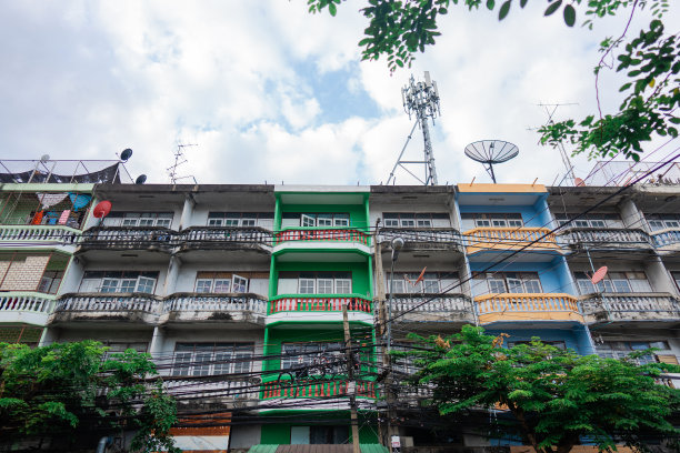 曼谷的住宅区图片下载