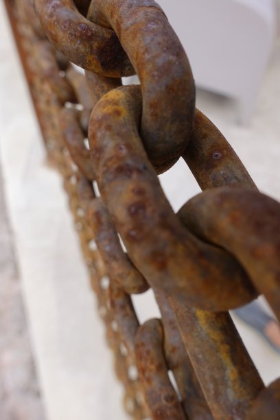 巨大的铁锚链图片下载