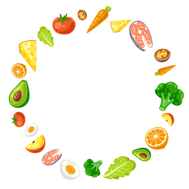 框架与健康饮食和减肥餐水果图片下载