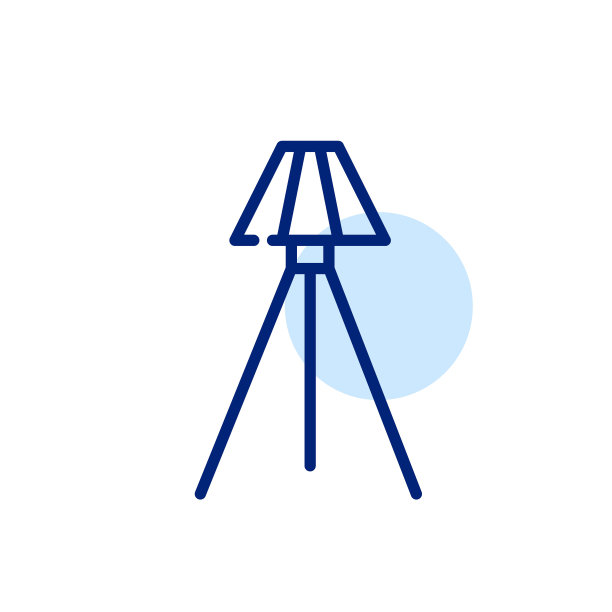 落地灯。舒适的阅读光线，家居室内设计。像素完美，可编辑的笔画线图标图片下载