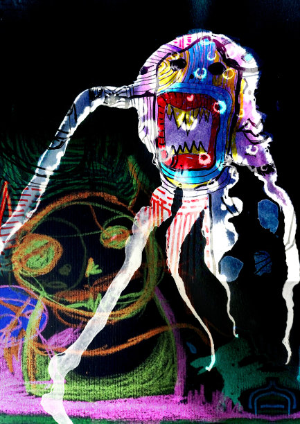 色彩斑斓的怪物图片下载