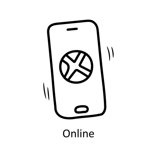 在线矢量轮廓图标设计说明。奥林匹克标志在白色背景EPS 10文件图片下载