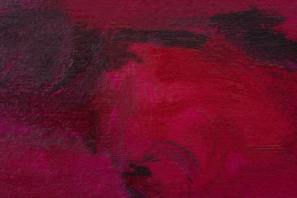 抽象樱桃背景油画。图片下载