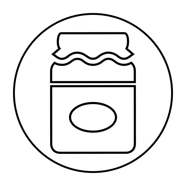 蜂蜜罐，甜味图标图片下载