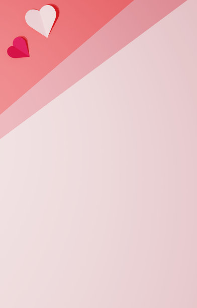 可爱而简单的心形背景插图图片下载