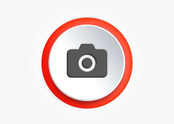 3d相机图标符号按钮。照片的迹象。图片图标。凸轮的迹象。为移动应用程序，网站，UI UX取一个图片符号图片下载