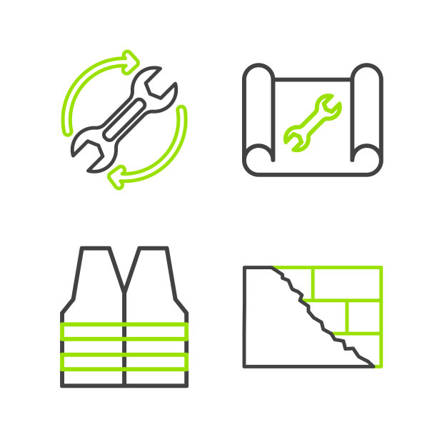 套线砖、安全背心、绘图纸等图片下载
