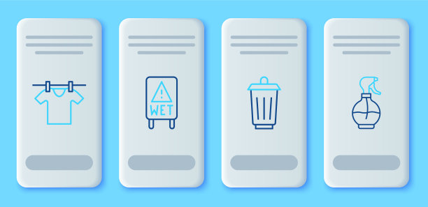 设置线湿地板垃圾桶晾晒衣服和图片下载