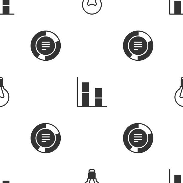 设置灯泡图形、图表和饼图片下载