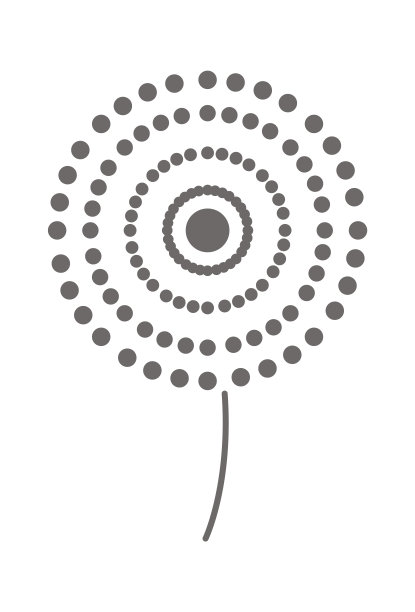 蒲公英蓬松的花装饰平面图标花卉设计图片下载