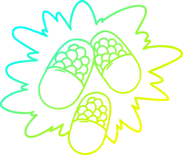 冷渐线画的一款强大的卡通药丸图片下载