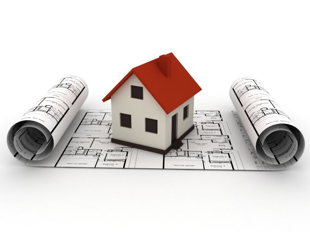 施工房屋建筑蓝图建筑规划图片下载