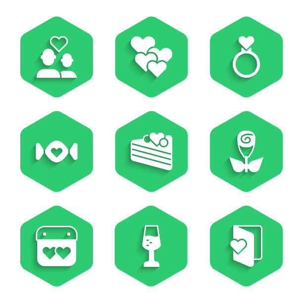 婚礼蛋糕，香槟，情人图片下载