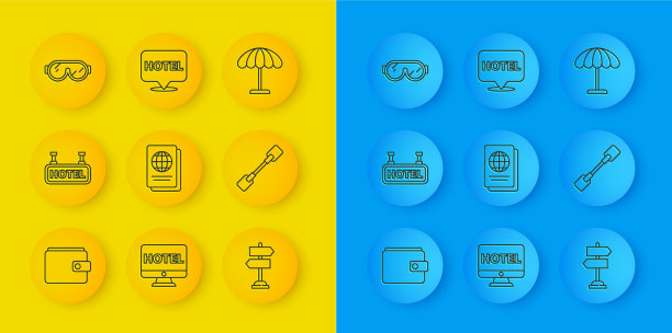 设置行钱包招牌与文字酒店图片下载