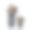 白色背景上蓝色陶瓷盒中隔离的木制厨房用具的3D渲染图片下载