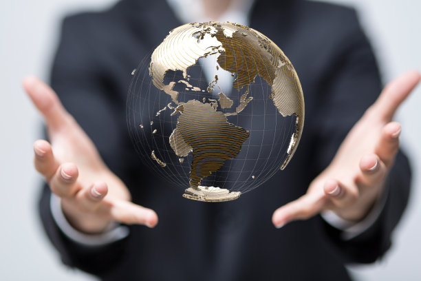 数字地球仪的3d渲染，用于全球网络和团队连接图片下载