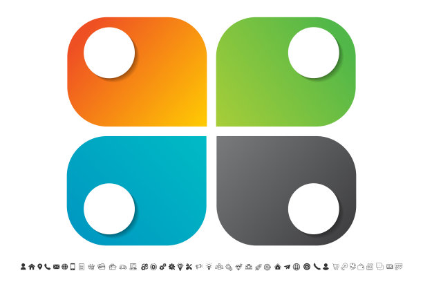 数据业务可视化元素后台模板的业务时间轴信息图步骤图片下载