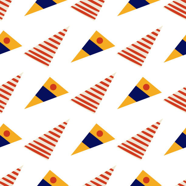 白色背景上抽象的三角形图案图片下载