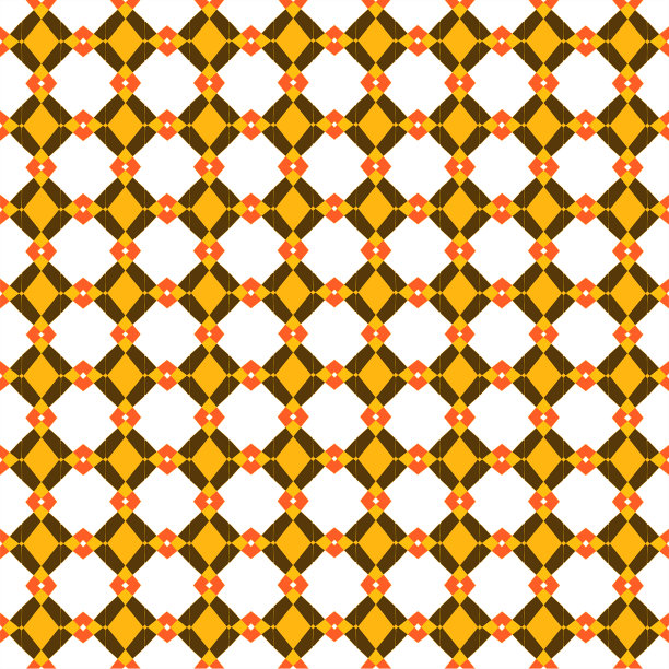 金色背景上菱形或菱形无缝图案。图片下载