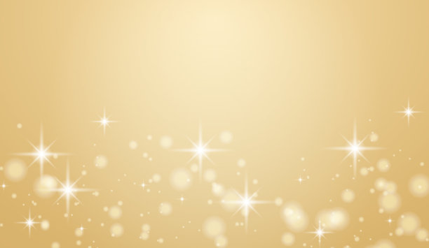 背景与美丽的球散景。香槟金色的美丽背景。图片下载