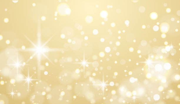 背景与美丽的球散景。香槟金色的美丽背景。图片下载