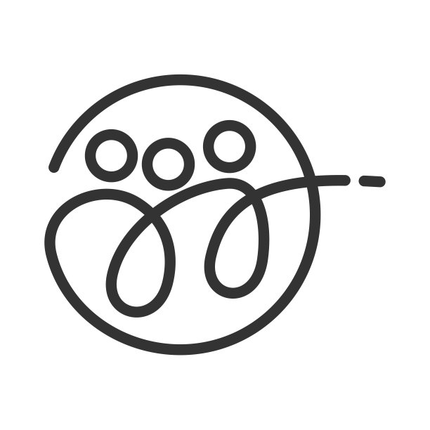 团队合作家族标志模板图标插图品牌标识图片下载