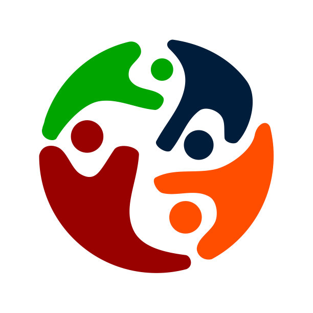 团队合作家族标志模板图标插图品牌标识图片下载