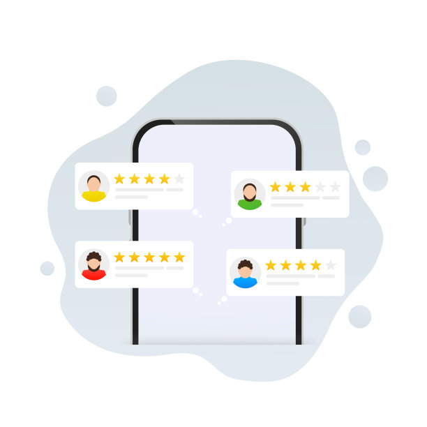 用户评论。智能手机用户反馈泡沫。反馈，体验概念。在线通知评级评论。平的风格。客户服务评级和评论。矢量图图片下载