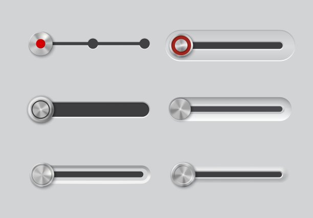 UI滑块，界面或音量控制栏按钮图片下载