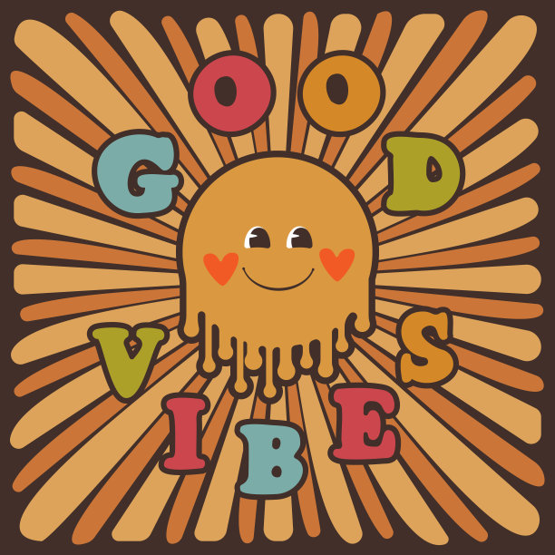 扭曲的微笑表情符号孤立在彩色背景上。图片下载