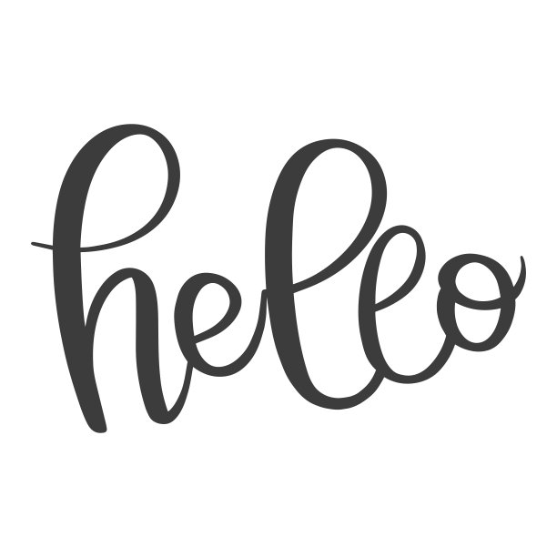 你好，刻字设计。横幅，海报概念与文本你好。模板适用于激光或铣削切割，废料预订，纺织品，礼品，照片区。矢量图图片下载