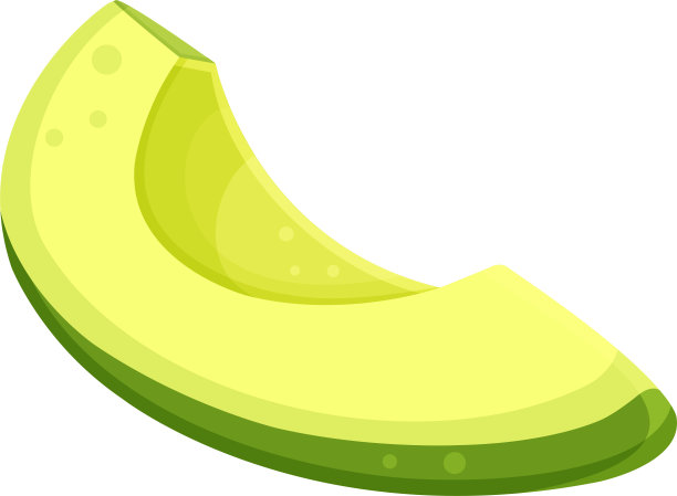 食物的矢量插图牛油果片，牛油果半，健康的食物，健康的早餐，一个烹饪博客的插图图片下载