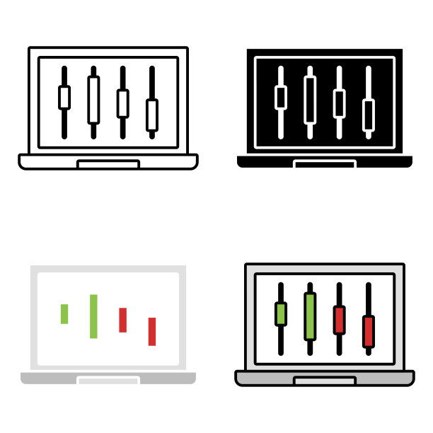 数字贸易在平面风格孤立图片下载