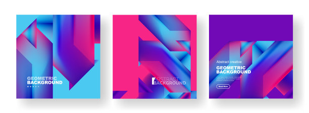 集合抽象背景重叠几何图片下载