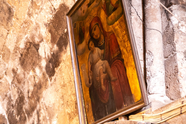 2023年1月14日，以色列耶路撒冷:耶路撒冷的圣母玛利亚埋葬教堂图片下载