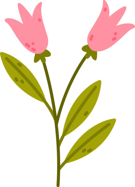 花嫩枝，嫩的粉红色芽和叶图片下载