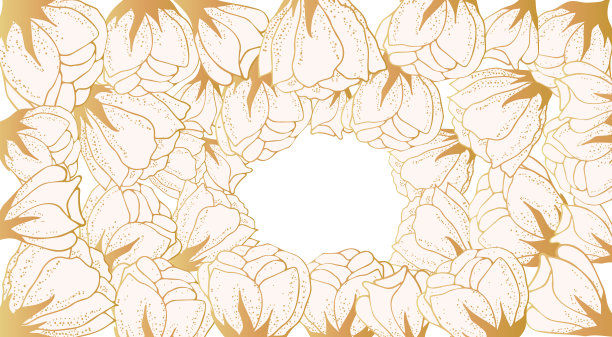 美丽的花卉艺术背景与文字空间。侧面的豪华壁纸，白色的花朵，树叶和树枝在侧面。手绘。优雅的植物设计横幅，邀请图片下载