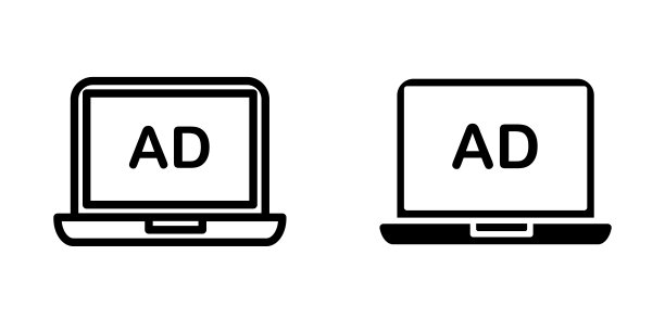 插图矢量图形的广告图标图片下载